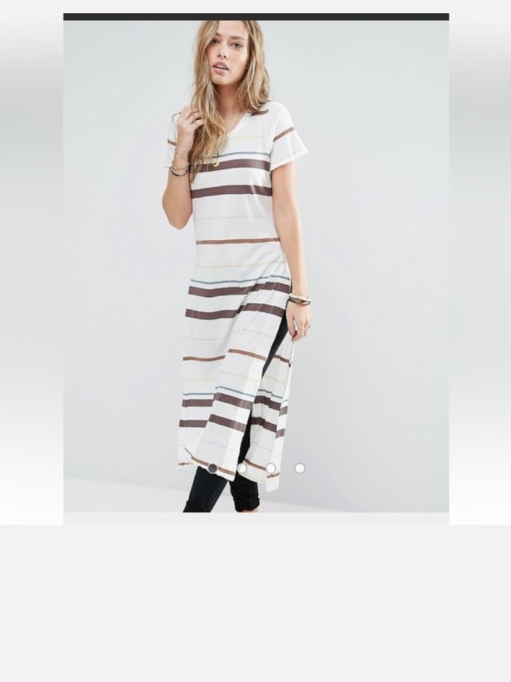 Free People "Too Legit" Maxi Tunic dress.